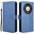 Flip case for Honor Magic 6 Lite 5G, Wallet Smart Magnet, blue