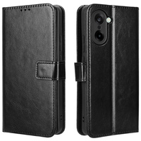 Flip case for OnePlus Nord CE5, Crazy Horse Wallet, black