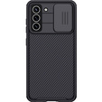 Case for Samsung Galaxy S21 FE, Armored Nillkin, CamShield Pro, black