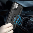 Armor Case for Xiaomi Redmi Note 10 5G, Nox Case Ring, black