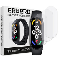 3x ERBORD hydrogel film for Xiaomi Mi Band 7/7 NFC