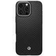 Spigen Case for iPhone 16 Pro, Enzo Aramid MagSafe, carbon black + 9H Tempered Glass