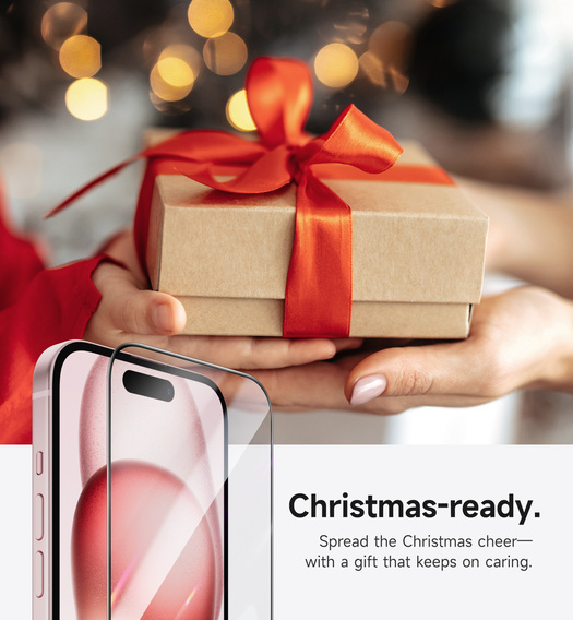 2x SURITCH tempered glass for iPhone 16 / 15