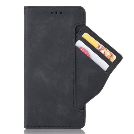 Flip case for Infinix Note 30 VIP, Card Slot, black