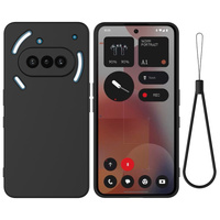 Case for Nothing Phone 3a, Silicone Lite, black