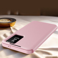 Flip case for Samsung Galaxy S24 Ultra, Smart View Wallet, pink