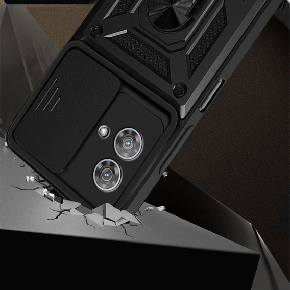 Case for Motorola Edge 40 Neo, CamShield Slide, black