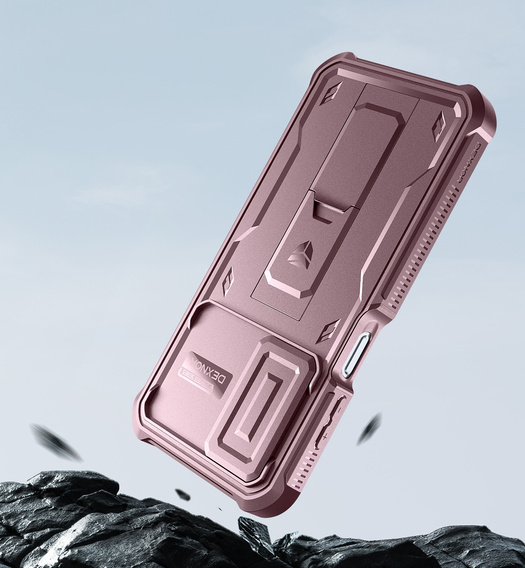 Armored case for Samsung Galaxy A16, Dexnor Full Body (Two Frames), pink