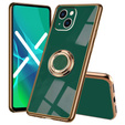 Case for iPhone 14, Electro Ring, green