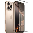 3D Tempered Glass for iPhone 16 Pro, black