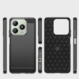 Case for Realme C63, Carbon, black