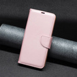 Flip case for Samsung Galaxy A54 5G, Wallet Litchi Magnet, pink rose gold