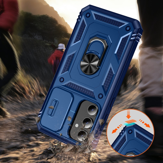 Case for Samsung Galaxy S23 FE, CamShield Slide, blue