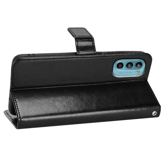 Flip case for Motorola Moto G52 / G82 5G, Crazy Horse Wallet, blue