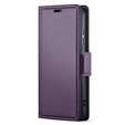 Case for Realme 12 Pro 5G / 12 Pro+ 5G, ERBORD Glossy Litchi, wallet with flap, purple