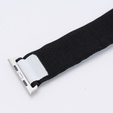 Nylon Strap for Apple Watch 1/2/3/4/5/6/7/8/SE/ULTRA 42/44/45/49mm, Black / White