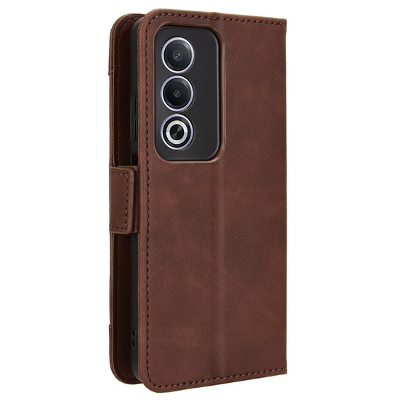 Flip case for Oppo A80, Card Slot, brown