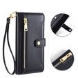 Flip case for Xiaomi Redmi Note 13 Pro 5G, Wallet Zipper Pocket, black