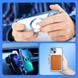 Case for iPhone 15, Electro MagSafe, blue + Screen Glass