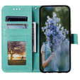 Flip case for Samsung Galaxy A35 5G, Mandala, green