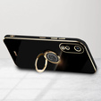 Case for Oppo A78 5G, Electro Ring, black