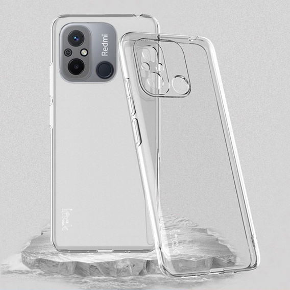 IMAK Case for Xiaomi Redmi 12C, UX-5 Series Slim, transparent