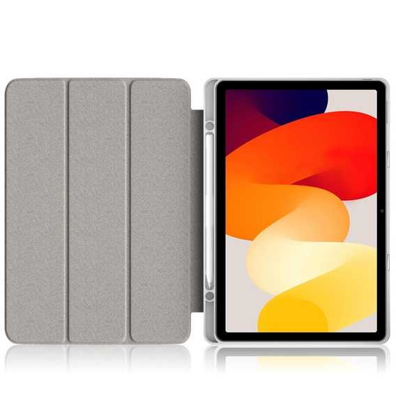 Case for Xiaomi Redmi Pad SE 11", Smartcase Hybrid, with stylus space, white