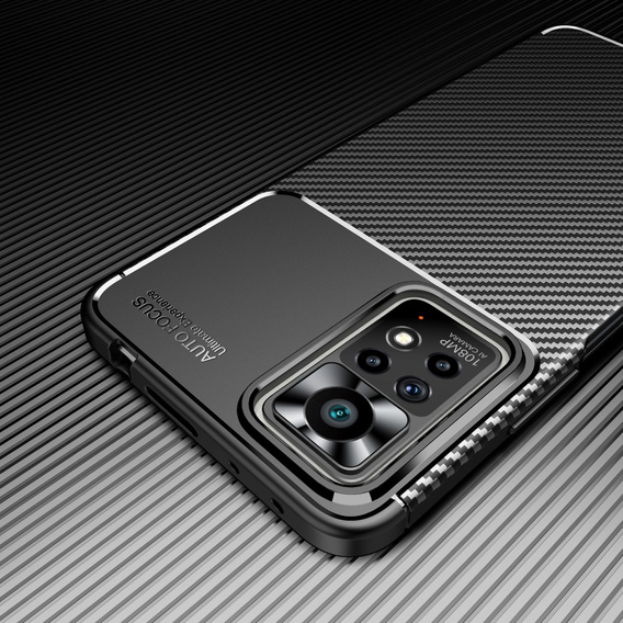 Case for Xiaomi Redmi Note 11 Pro 4G / 5G, Carbon Gel, black