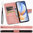 Flip case for Realme C71, Butterfly, pink rose gold