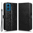 Flip case for Motorola Moto G24 / G24 Power / G04, Wallet Rhombus, black
