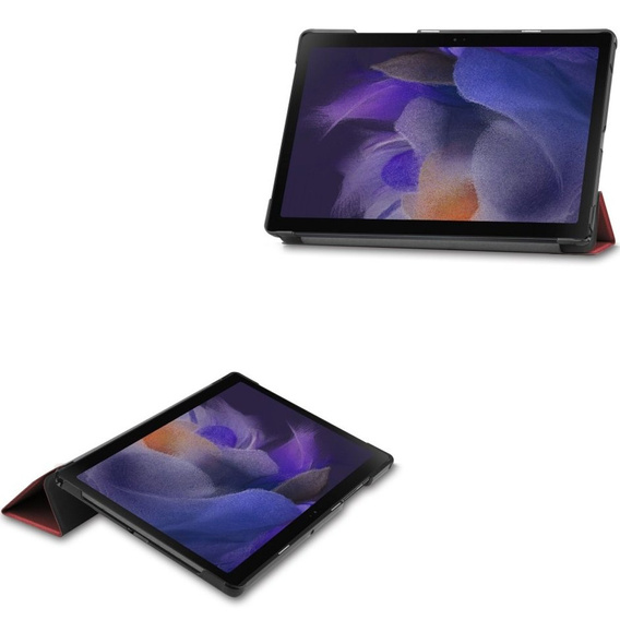 Case for Samsung Galaxy Tab A8 10.5 SM-X200 SM-X205, Smartcase, maroon