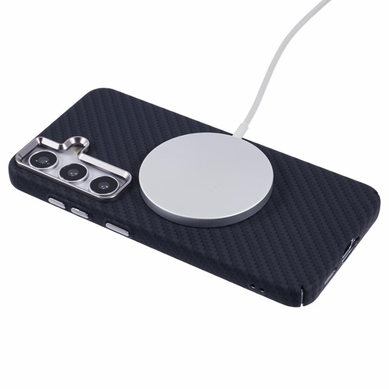 MagSafe's Samsung Galaxy S25+ Plus Case, Carbon Fiber, black