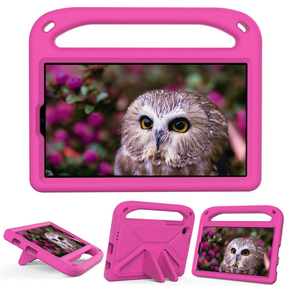 Children's Case for Samsung Galaxy Tab A7 Lite 8.7 T220 / T225, Children's Case with Holder, pink
