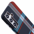 MagSafe's Samsung Galaxy S25+ Plus Case, Carbon Fiber, blue / red