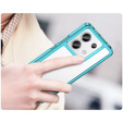 Case for Xiaomi Redmi Note 13 Pro 5G, Fusion Hybrid, transparent / blue