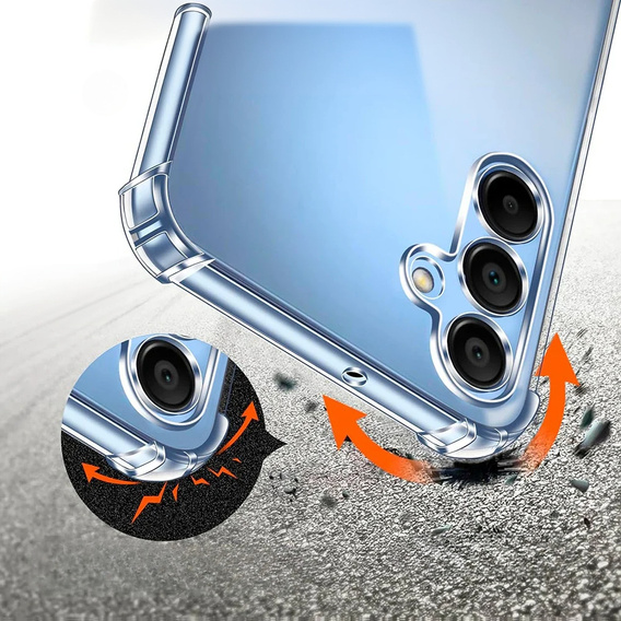 Case for Samsung Galaxy A16, Dropproof, transparent
