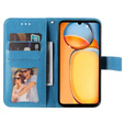 Flip case for Xiaomi Redmi 13C / Poco C65, Mandala Flower, blue
