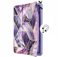 Case for Samsung Galaxy Tab A7, Suritch Full Body Basic Marble, purple