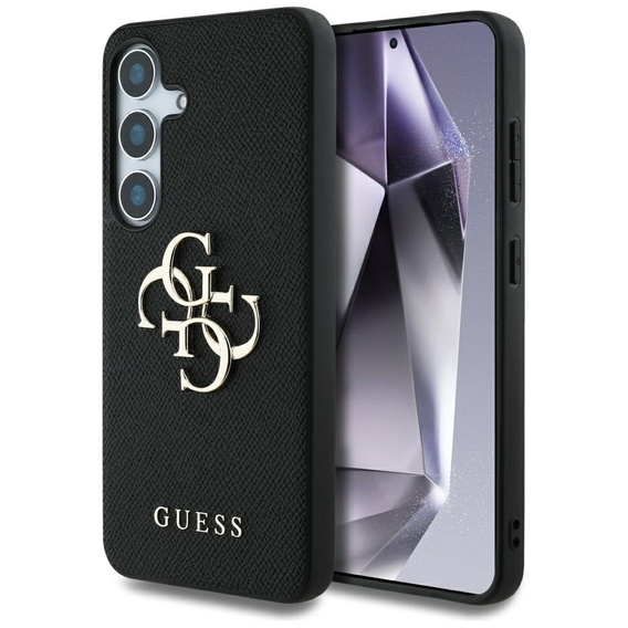 GUESS Grained Big 4G Logo case for Samsung Galaxy S25