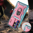 Case for Samsung Galaxy S23 Ultra, CamShield Slide, pink / green
