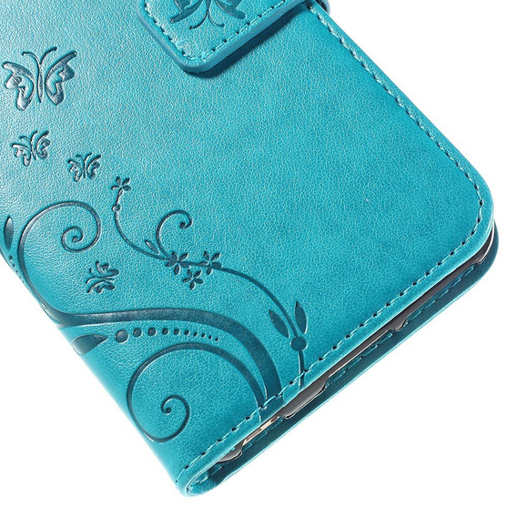 Flip case for iPhone 6/6S 4.7, Butterfly, blue