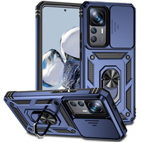 Case for Xiaomi 12T 5G / 12T Pro 5G, CamShield Slide, dark blue