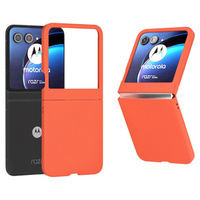 Case for Motorola Razr 50 5G / Razr 60 5G, PC Case, orange
