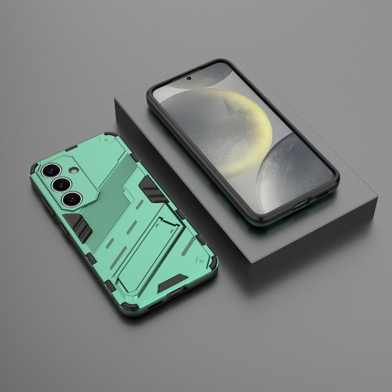 Case for Samsung Galaxy A56 5G, Military kickstand, green