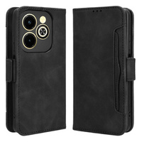 Flip case for Infinix Hot 40i, Card Slot, black