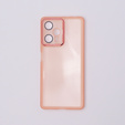 Case for Xiaomi Poco F5, Fusion Hybrid, transparent / pink