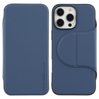 X-LEVEL Case for iPhone 16 Pro, Magnetic Card Holder, blue