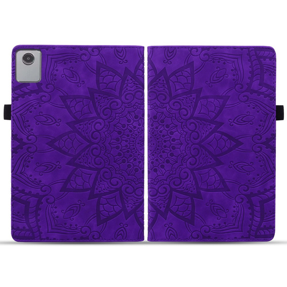 Flap case for Lenovo Tab M11, flower, purple