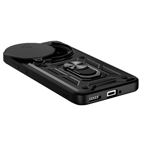 Case for Realme 14 Pro+ 5G, CamShield Slide, black