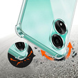 Case for Oppo A78 4G, Dropproof, transparent